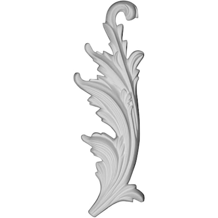 Ekena Millwork 3 1/8"W x 9 1/8"H x 7/8"P Robin Scroll Onlay, Right ONL03X09X01RB-R